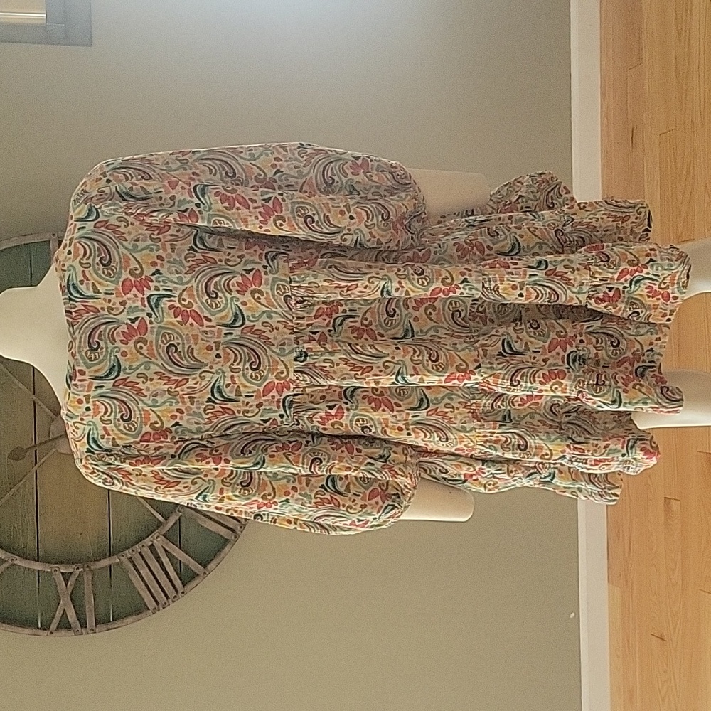 Marine Layer Scarlett paisley print mini dress - Picture 6 of 14